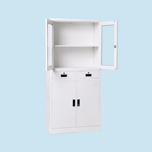 drawer in the middle cabinet