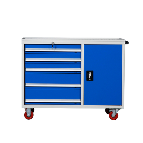China supplier metal drawer tool cabinet cnc tools storage trolley cart mobile tool cabinet