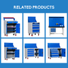 Workshop garage tool storage cabinets metal professional mobile tool set trolley cabinet