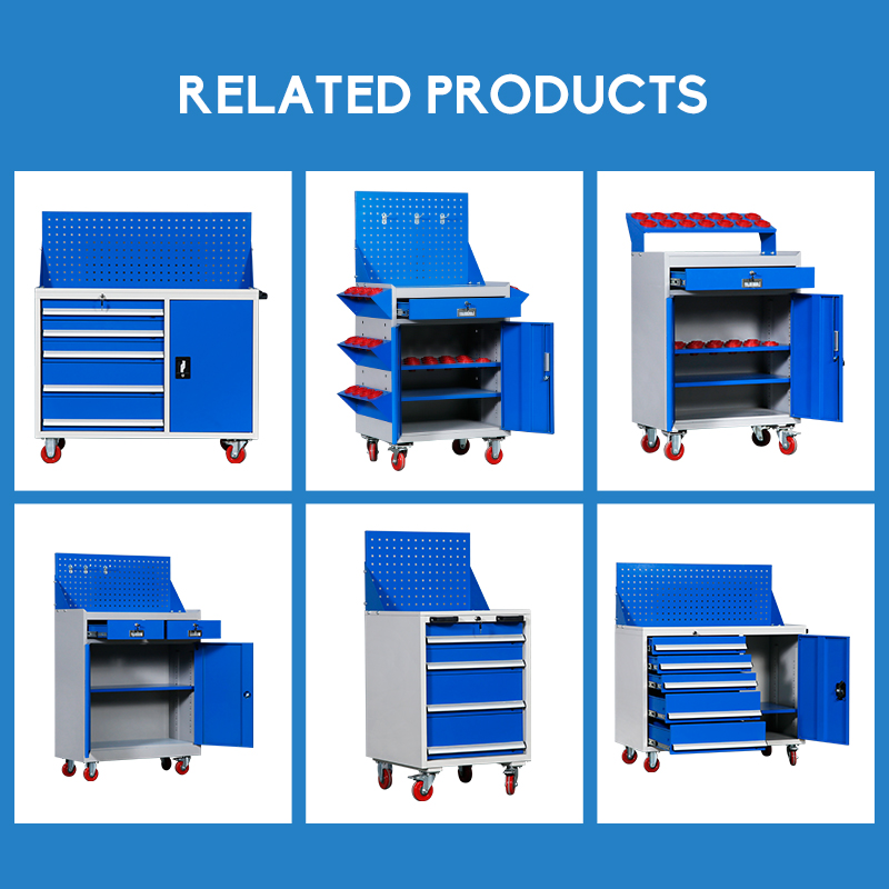 High quality hanging tool cabinet cnc tool storage cabinet trolly with drawers